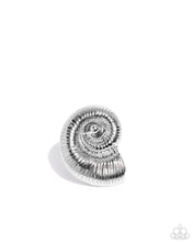 Load image into Gallery viewer, Shipwrecked Shell Silver Ring