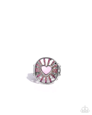 Heartburst Haute Pink Ring