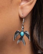 Load image into Gallery viewer, Soaring Stones Blue Earrings