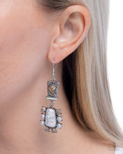Load image into Gallery viewer, Synthetic Serenity Silver Earrings