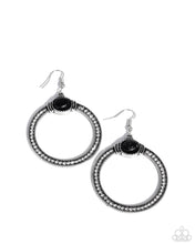 Load image into Gallery viewer, Radical Rusticity Black Earrings