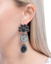 Load image into Gallery viewer, Handcrafted Haul Black Earrings