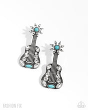 Load image into Gallery viewer, Country Comeback Blue Earrings
