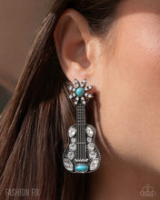 Load image into Gallery viewer, Country Comeback Blue Earrings