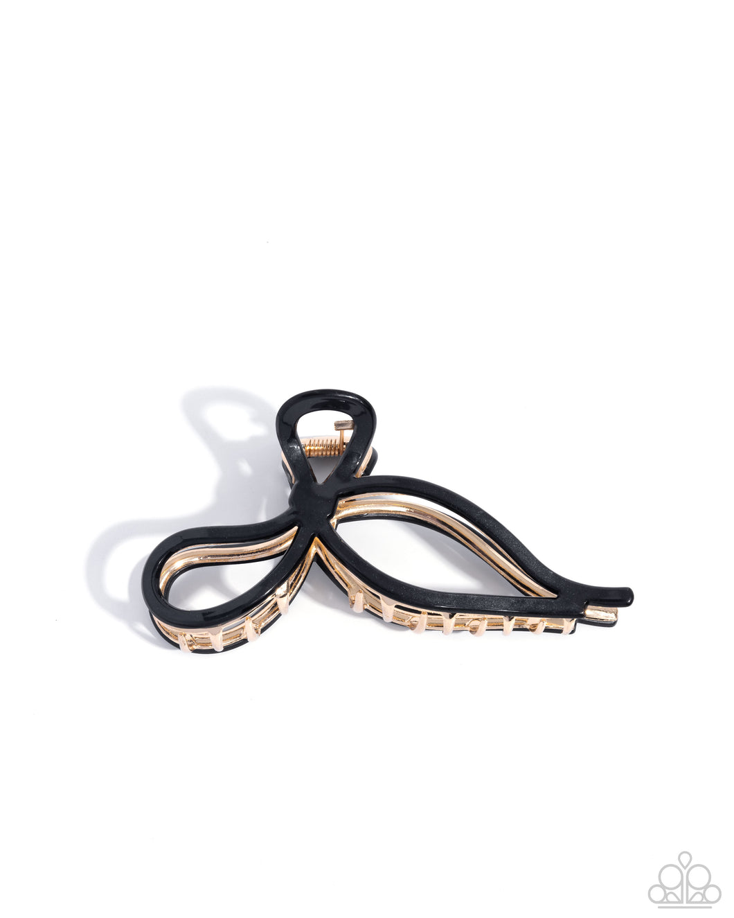 Coquette Clip Black Hair Claw