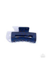 Load image into Gallery viewer, Coastal Clip Blue Hair Claw