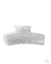 Load image into Gallery viewer, Glittery Gesture White Hair Claw