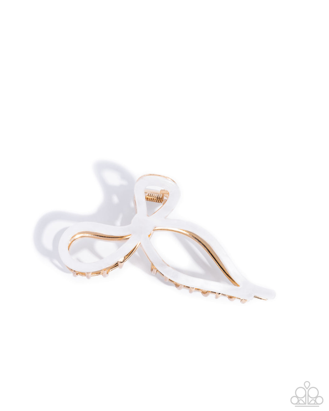 Coquette Clip White Hair Claw