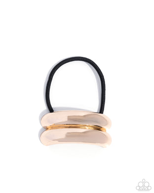 Headlining Hair Toss Gold Hair Tie