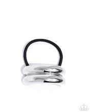 Load image into Gallery viewer, Headlining Hair Toss Silver Hair Tie