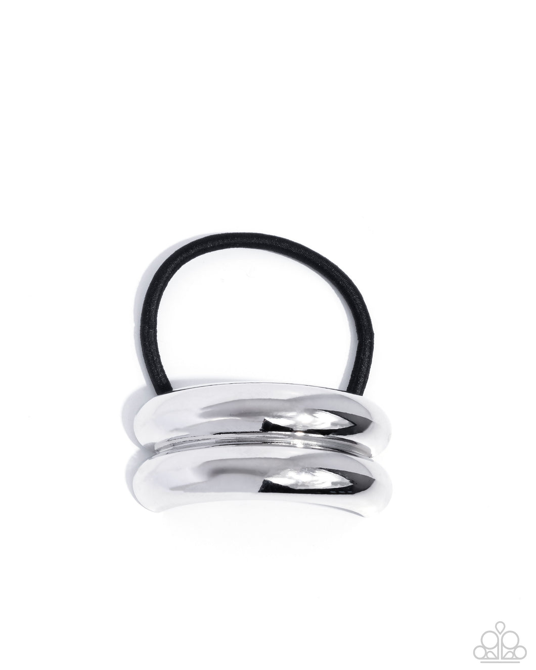 Headlining Hair Toss Silver Hair Tie