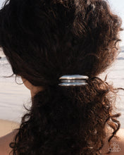 Load image into Gallery viewer, Headlining Hair Toss Silver Hair Tie
