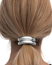 Load image into Gallery viewer, Headlining Hair Toss Silver Hair Tie