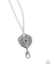 Load image into Gallery viewer, Panoramic Padlock White Necklace