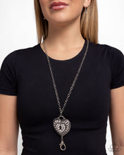 Load image into Gallery viewer, Panoramic Padlock White Necklace