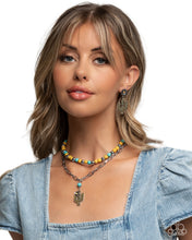 Load image into Gallery viewer, Cactus Cascade Yellow Necklace