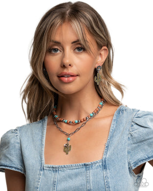 Cactus Cause Brown Earrings