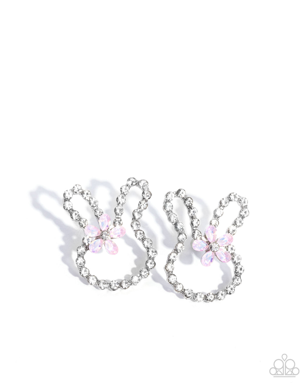 Bunny Backdrop Pink Earrings