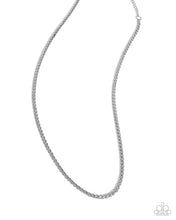 Load image into Gallery viewer, Sleek Sir Mens Silver Necklace