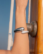 Load image into Gallery viewer, Painted Partner White Hinged Bracelet