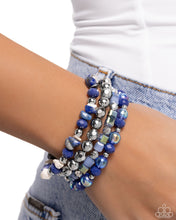 Load image into Gallery viewer, Supervisory Stack Blue Bracelet