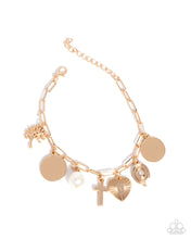 Load image into Gallery viewer, Charm Commitment Gold Bracelet