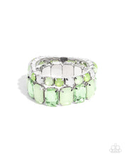 Load image into Gallery viewer, Mismatched Mood Green Necklace