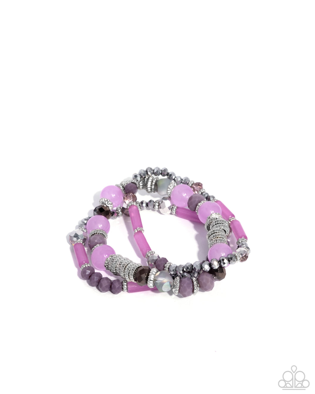 Colorful Conversation Purple Bracelet