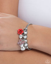 Load image into Gallery viewer, Windblown Whimsy Red coil Bracelet