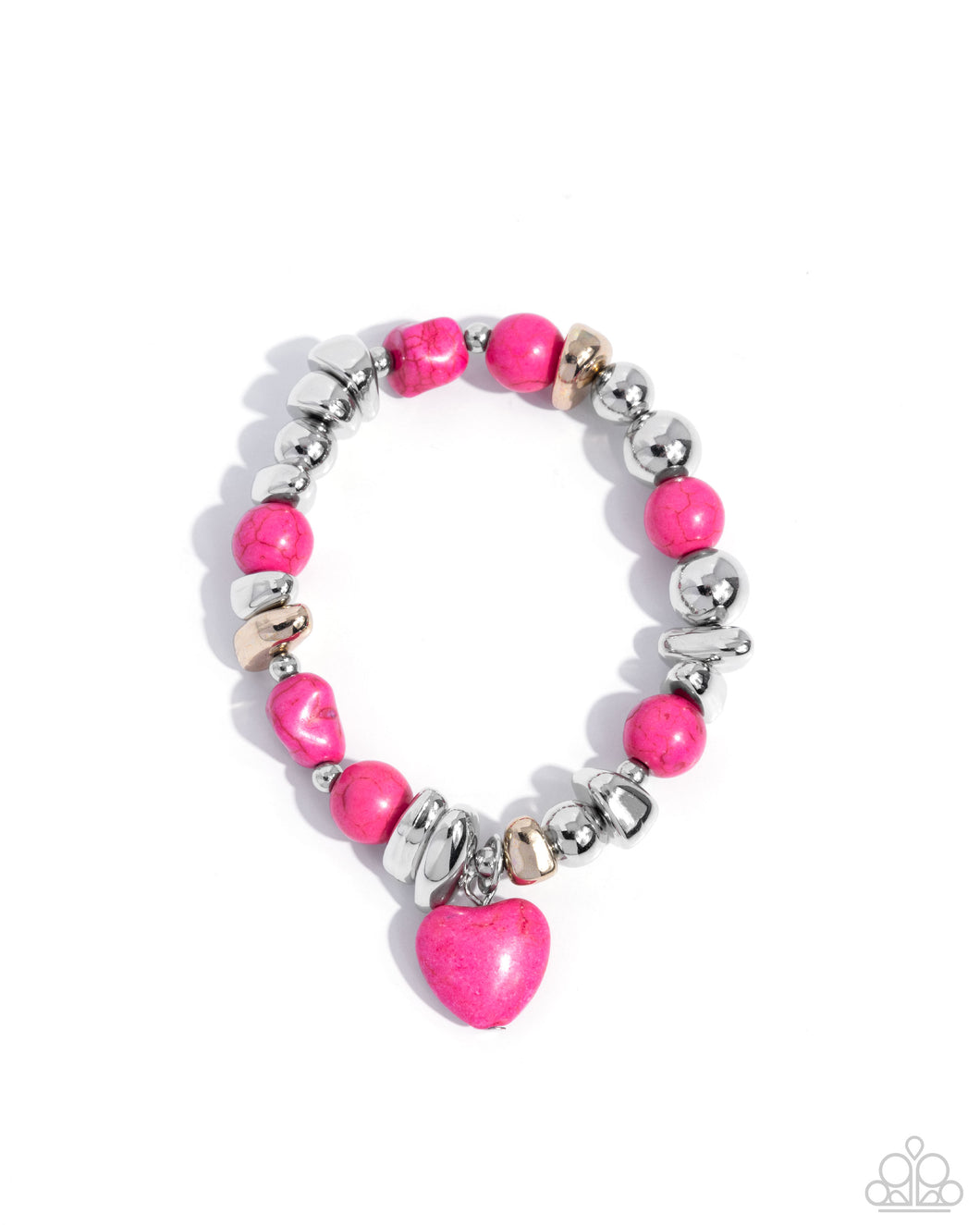 Adorably Asymmetrical Pink Bracelet