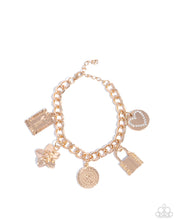 Load image into Gallery viewer, Monochromatic Mayhem Gold Bracelet