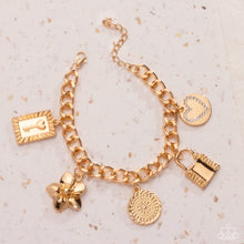 Load image into Gallery viewer, Monochromatic Mayhem Gold Bracelet