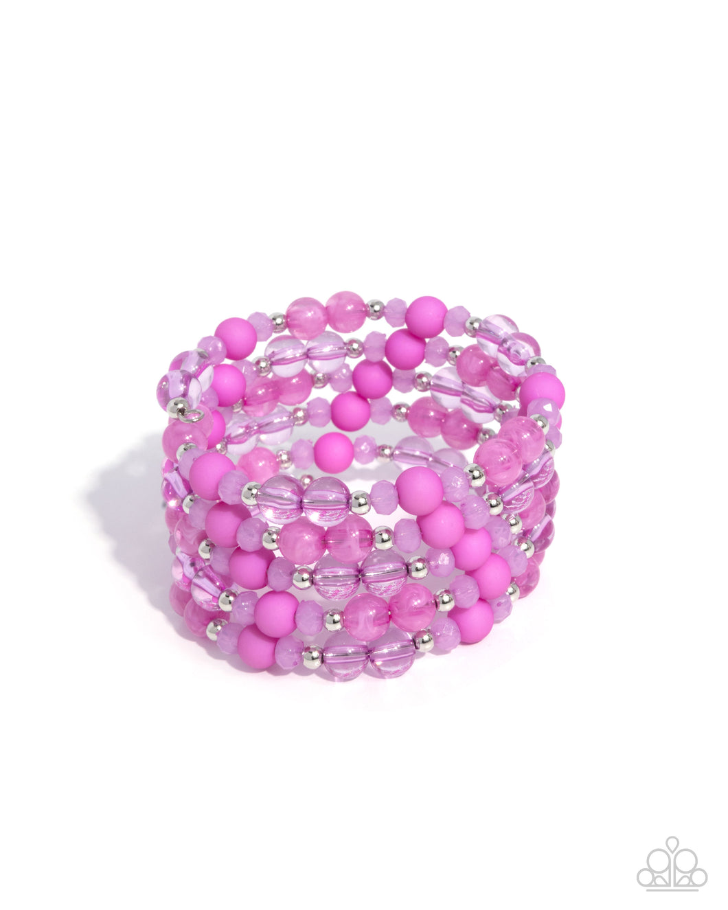 Colorful Chorus Purple Coil Bracelet