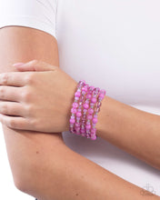 Load image into Gallery viewer, Colorful Chorus Purple Coil Bracelet