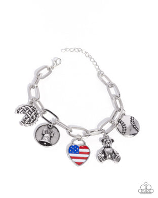 Adorably All American Red Bracelet