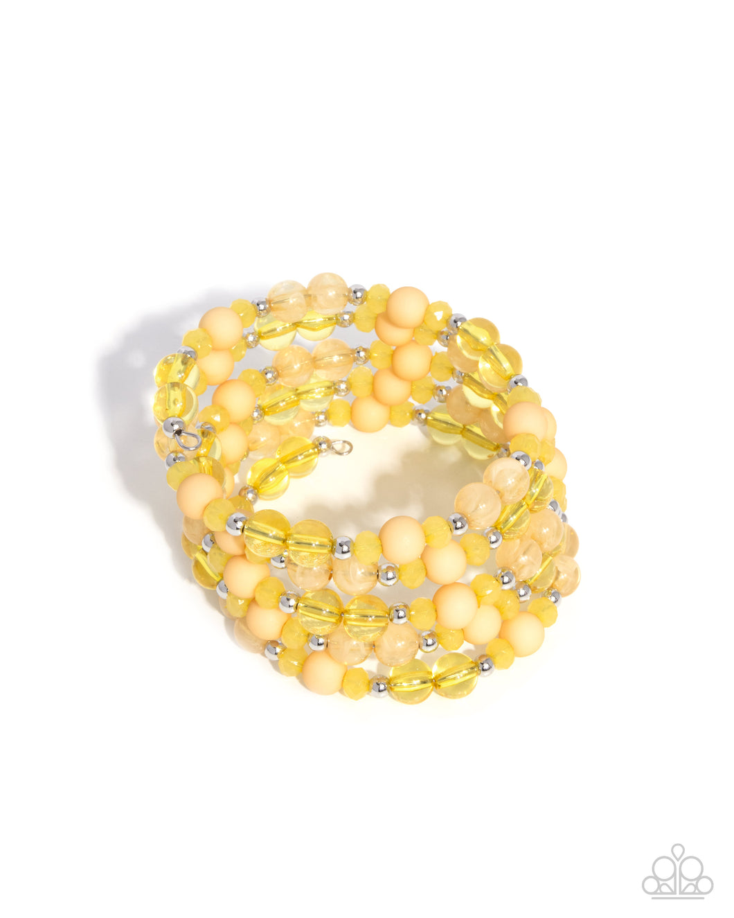 Colorful Chorus Yellow Coil Bracelet