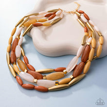 Load image into Gallery viewer, Milky Mambo Brown Necklace
