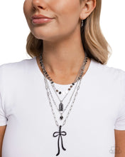 Load image into Gallery viewer, Coquette Cascade Black Necklace