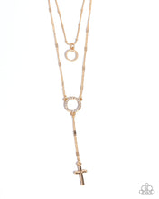 Load image into Gallery viewer, Faithfully Fierce Gold Necklace