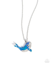 Load image into Gallery viewer, Whale Watching Blue Necklace