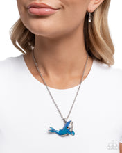 Load image into Gallery viewer, Whale Watching Blue Necklace