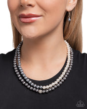 Load image into Gallery viewer, Pearly Paladin Silver Necklace