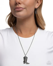 Load image into Gallery viewer, Blazing Boot Black Necklace