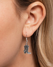 Load image into Gallery viewer, Blazing Boot Black Necklace