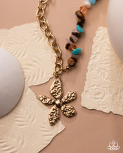 Load image into Gallery viewer, Floral Feint Brown Necklace
