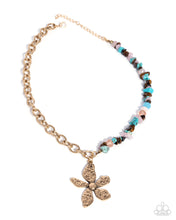 Load image into Gallery viewer, Floral Feint Brown Necklace