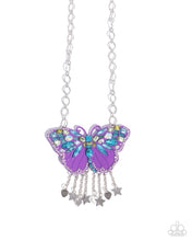 Load image into Gallery viewer, Mayoral Monarch Purple Necklace