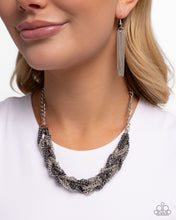 Load image into Gallery viewer, Braided Breakthrough Silver Necklace