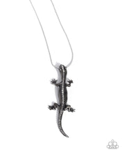 Load image into Gallery viewer, Salamander Statement Black Necklace