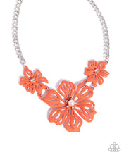 Load image into Gallery viewer, Floral Fandom Orange Necklace